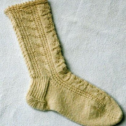 Gansey Socks - knitting pattern