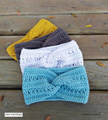 Crochet headwrap - Audrey Headwrap