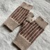 Hearthstripe Fingerless Mitts