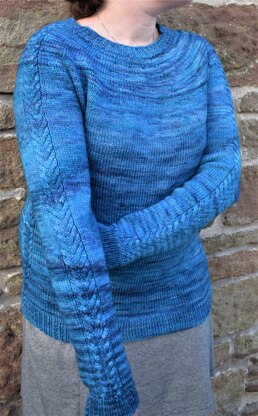 Cabled at the Seams Sweater