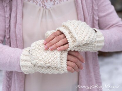 Double Seed Stitch Convertible Mittens, Free Crochet Pattern