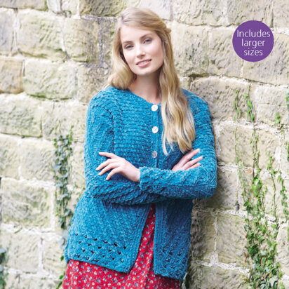 Jacket in Sirdar Smudge - 8094 - Downloadable PDF