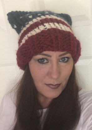 Star Spangled Kitten Cat Hat