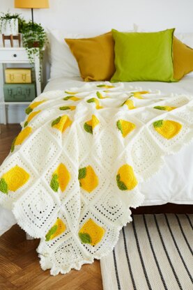 Citrus Squares Blanket