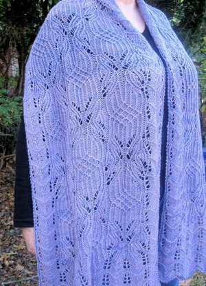 Shiso Cluster Lace Shawl