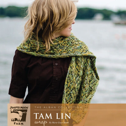 Tam Lin Wrap in Juniper Moon Farm Marlowe Dappled