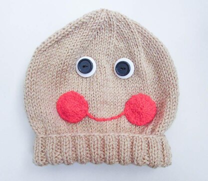 Christmas Gingerbread Character Baby Beanie Hat