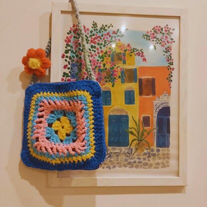 Children's bag with Granny squares