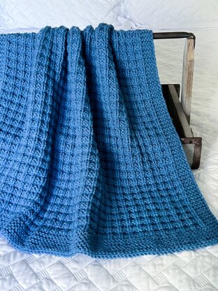 Waffle Stitch Baby Blanket