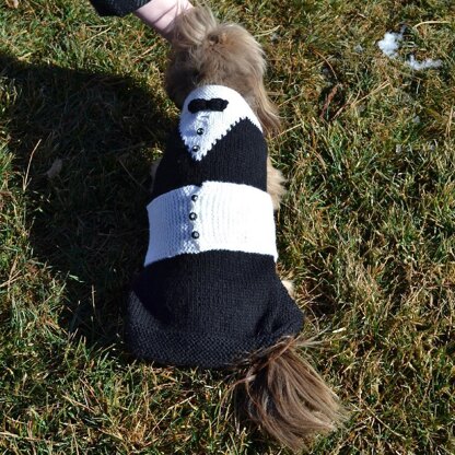 Tuxedo Dog Sweater