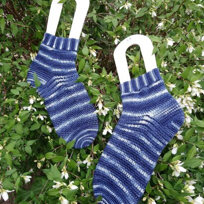 Crocheted Yoga Socks