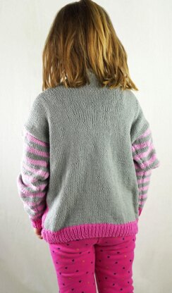 Cat and Mouse Sweater in Cascade Yarns Sarasota - DK601 - Downloadable PDF