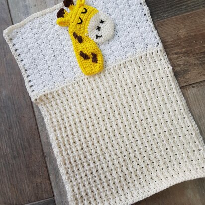 Giraffe comfort blanket