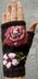 Roses fingerless gloves