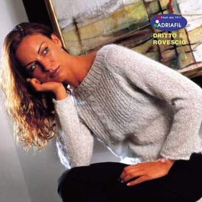 Neige Pullover in Adriafil Floppy - Downloadable PDF