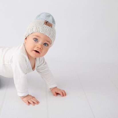 Colorblock Beanie - knitting pattern