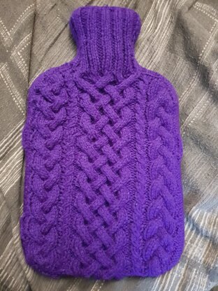 Mens hot water bottle cover