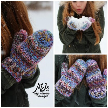 Bulky & Quick Cross Stitch Mittens