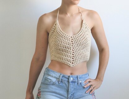 V-Neck Crop Top