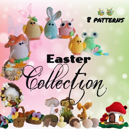 Easter Collection. 8 crochet patterns