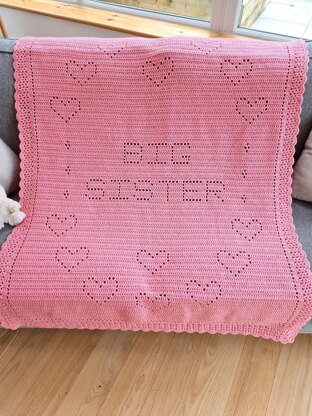Big Sister Filet Blanket