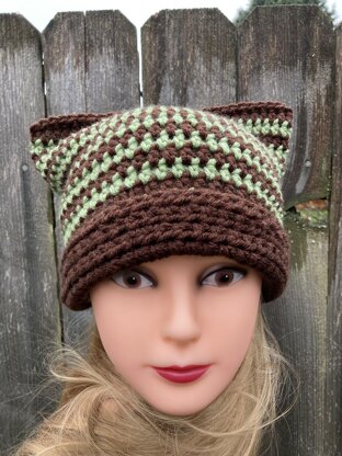 Tabby cat hat