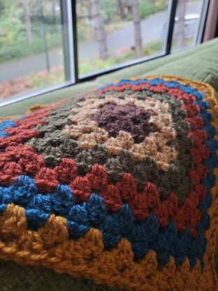 Snuggly Fall Afghan - Free Afghan Crochet Pattern For Home in Paintbox Yarns Simply DK by Paintbox Yarns