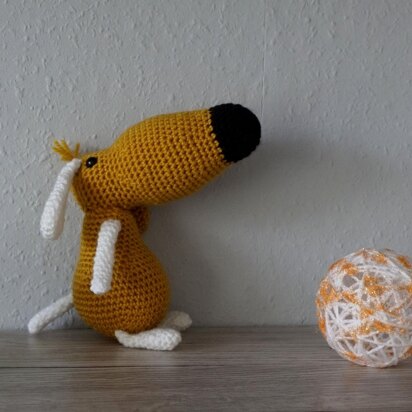 Amigurumi Häkelanleitung für den klugen Hund Bailey ♥