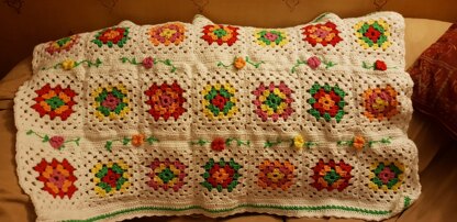 Flower blanket