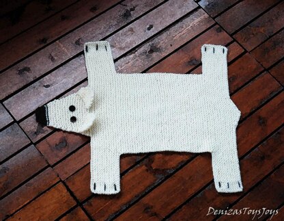 Baby Blanket Polar Bear Rug ( Mat ) Number 2