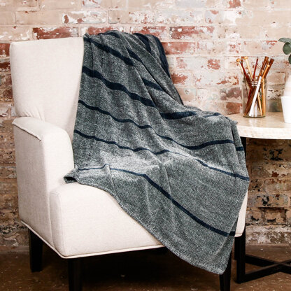 Valley Yarns #238 Ebb & Flow Double Wide Chenille Throw - 4 Shafts WIF