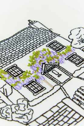 DMC Country Cottage Embroidery Pattern - PAT1382 - Downloadable PDF