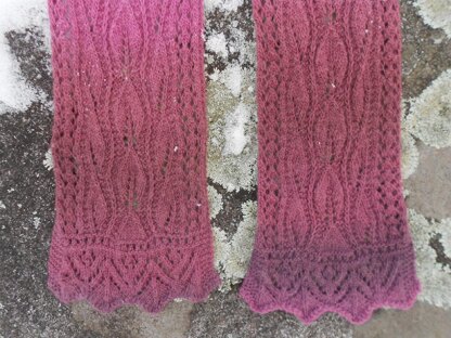 Grape Ivy Lace Scarf