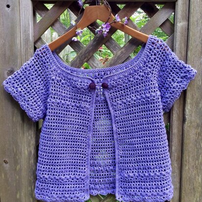 Lilac Petal Cardigan