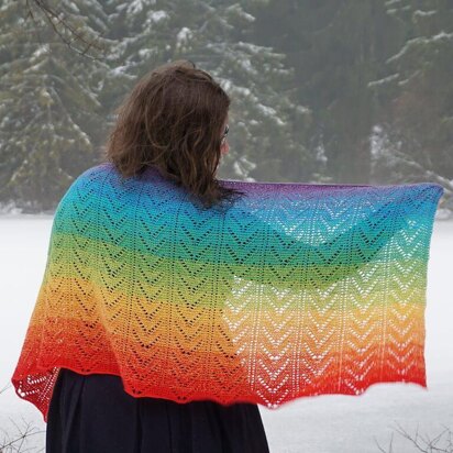 Rainbow love wrap