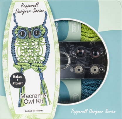 Pepperell Macrame Owl Macrame Kit