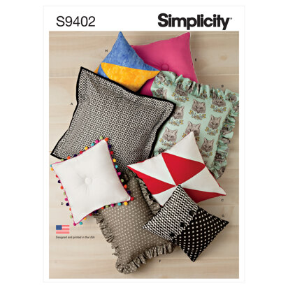 Simplicity Easy Pillows S9402 - Sewing Pattern