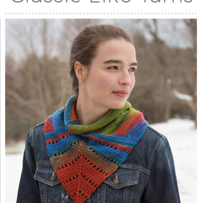 Neckerchief Cowl in Classic Elite Yarns Liberty Wool Solids - Downloadable PDF