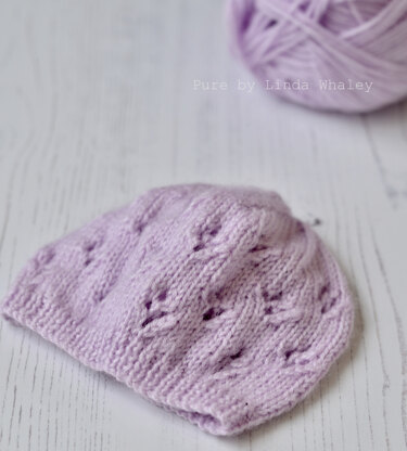 Lucy Preemie / Baby Hat in James C Brett Supreme 4 Ply