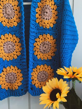 The Adult Sunflower Cardigan