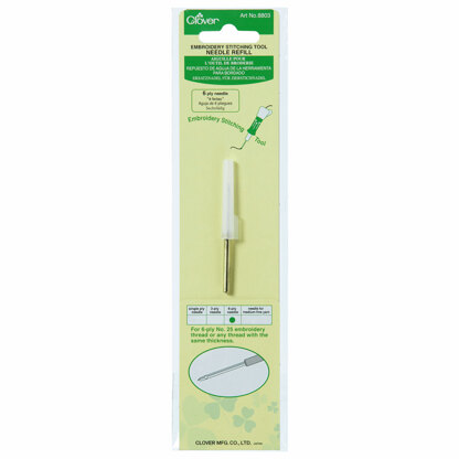 Clover Embroidery & Punch Needle Tool Refill 6ply Needle