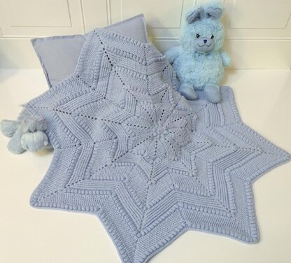 Lourdes Matelassé Crochet Baby Blanket