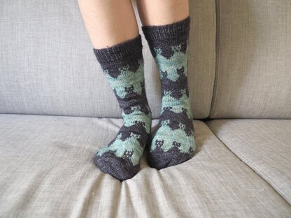 Prairie Cats Socks