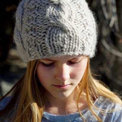 Eliza Cable Beanie - Hc28 - knitting pattern