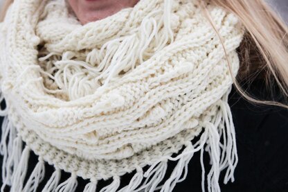 Irish Bobble Infinity Scarf