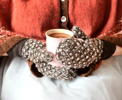 It's a Snow Day! thrummed mittens