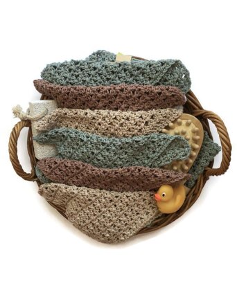 The Zoë Washcloth in organic cotton