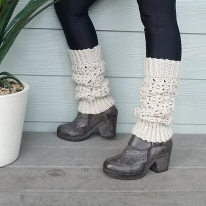 Easy Half Lace Leg Warmer