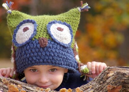 TwoGirlsPatterns Owl Hat