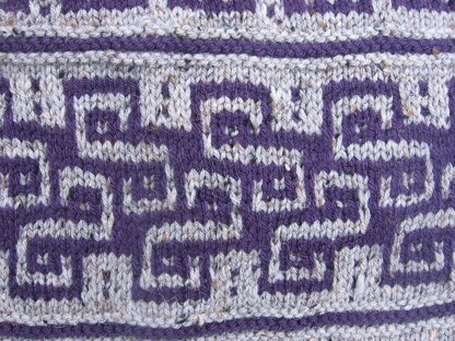 Mosaic Knit Blanket